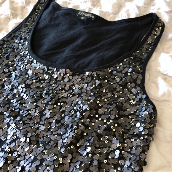 Express Sequin Tank Top - Picture 5 of 6